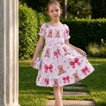 Sukienki DZIECIĘCA size 4-14 lat_ paczka 6szt _1 kolor 3323905