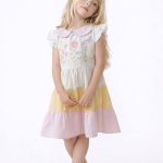 Sukienki DZIECIĘCA size 3-10 lat_ paczka 5szt _1 kolor 3323918