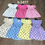 Sukienki DZIECIĘCA size 4-14 lat_ paczka 6szt _1 kolor 3323924