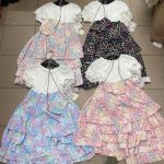 Sukienki DZIECIĘCA size 4-14 lat_ paczka 6szt _1 kolor 3323927