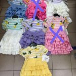Sukienki DZIECIĘCA size 4-14 lat_ paczka 6szt _1 kolor 3323929