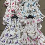 Sukienki DZIECIĘCA size 4-14 lat_ paczka 6szt _1 kolor 3323933