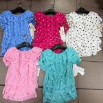 Sukienki DZIECIĘCA size 4-14 lat_ paczka 6szt _1 kolor 3323934