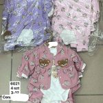 Komplety DZIECIĘCA size 3-12 m _ paczka 4szt _1 kolor 3323949