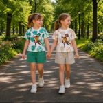 Komplety DZIECIĘCA size 3-8 lat _ paczka 5szt _1 kolor 3323953
