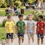 Komplety DZIECIĘCA size 3-8 lat _ paczka 5szt _1 kolor 3323957