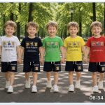 Komplety DZIECIĘCA size 4-8 lat _ paczka 4szt _1 kolor 3323971