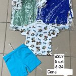 Komplety DZIECIĘCA size 6-24 m_ paczka 5szt _1 kolor 3323979