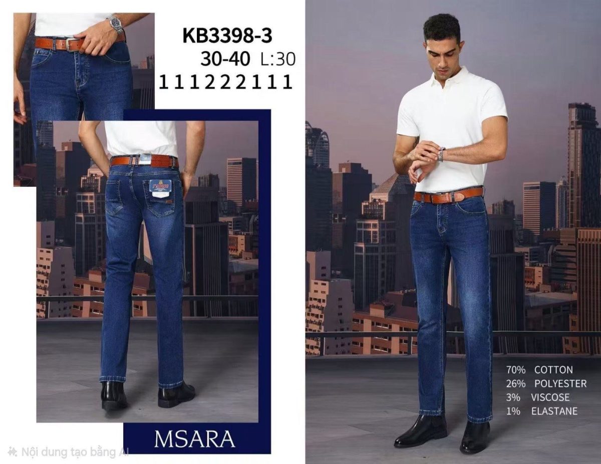 Spodnie JEANSOWE MĘSKA_size 30-40_paczka 12 szt 3324744