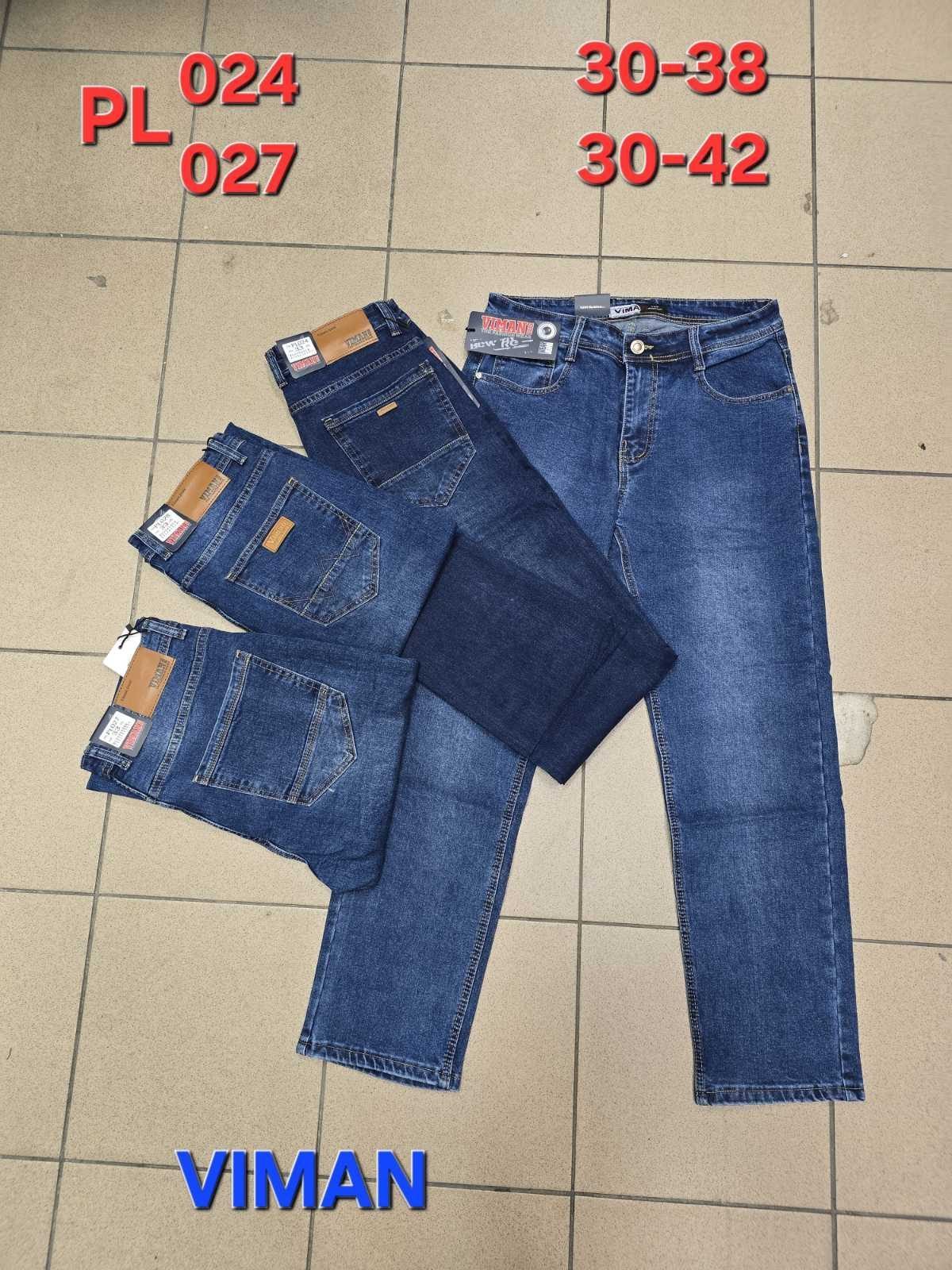 Spodnie JEANSOWE MĘSKA_size 30-42_paczka 12 szt_1kolor 3324753