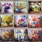 Poszewki dwustronne wielkanocne Rozmiar: 45x45cm_Paczka: 12 szt mix 3326704