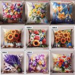Poszewki dwustronne wielkanocne Rozmiar: 45x45cm_Paczka: 12 szt mix 3326705