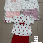 Komplety DZIECIĘCA size 6-12 m _ paczka 4szt _1 kolor