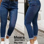 Jeansy Damskie M’sara _ Size 29-38_ paczka 10szt_[bez pasek]