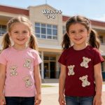Bluzka DZIECIĘCA size 3-8 lat_ paczka 10szt _2 kolor