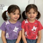 Bluzka DZIECIĘCA size 1-5 lat_ paczka 10szt _2 kolor