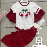Komplety DZIECIĘCA size 68-80 _ paczka 6szt _1 kolor
