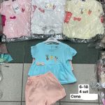 Komplety DZIECIĘCA size 6-18 m _ paczka 4szt _1 kolor 1360565