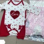 Komplety DZIECIĘCA size 6-9 m _ paczka 4szt _1 kolor 1360573