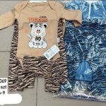Komplety DZIECIĘCA size 6-9 m _ paczka 4szt _1 kolor 1360574