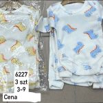 Komplety DZIECIĘCA size 3-9 m _ paczka 6szt _1 kolor 1360575