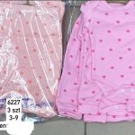 Komplety DZIECIĘCA size 3-9 m _ paczka 6szt _1 kolor 1360576