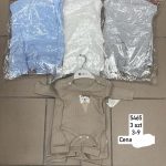 Komplety DZIECIĘCA size 3-9 m _ paczka 6szt _1 kolor 1360577