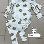 Komplety DZIECIĘCA size 3-12 m _ paczka 4szt _1 kolor 1360581