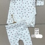 Komplety DZIECIĘCA size 3-9 m _ paczka 6szt _1 kolor 1360583