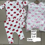 Komplety DZIECIĘCA size 3-9 m _ paczka 6szt _1 kolor 1360587
