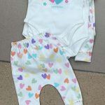 Komplety DZIECIĘCA size 3-9 m _ paczka 6szt _1 kolor 1360589