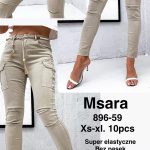 Jeansy Damskie M’sara _ Size xs-xl_ paczka 10szt_[bez pasek] 1361390