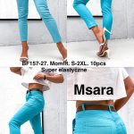 Jeansy Damskie M’sara _ Size S-2XL_ paczka 10szt_ 1361399