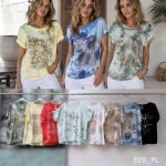 Bluzki Damskie Polskie_size uni_paczka 6szt_mix kolor 1361553