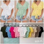 Bluzki Damskie Polskie_size uni_paczka 6szt_mix kolor 1361558
