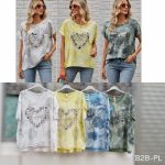 Bluzki Damskie Polskie_size uni_paczka 6szt_mix kolor 1361559