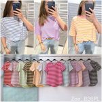Bluzki Damskie Polskie_size uni_paczka 6szt_mix kolor 1361560