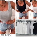 Bluzki Damskie Polskie_size uni_paczka 6szt_mix kolor 1361566