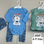 Komplety DZIECIĘCA size 6-9 m_ paczka 4szt _1 kolor 1361756