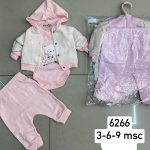 Komplety DZIECIĘCA size 3-9 m_ paczka 6szt _1 kolor 1361757