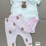 Komplety DZIECIĘCA size 3-9 m_ paczka 6szt _1 kolor 1361764