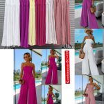 Kombinezony Damskie wloskie_size uni_paczka 6szt_mix kolor 6775262
