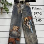 Jeansy Damskie  _ size XS-L_ paczka 12 szt_ 5641408