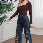 Jeansy Damskie _ size XS-XL_ paczka 12 szt_ 4387967