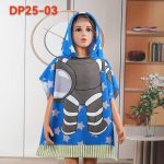 Ponczo dla dzieci na kąpielowy Z mikrofibra Rozmiar : 65/120cm_Paczka : 12szt 8654760