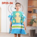 Ponczo dla dzieci na kąpielowy  Z mikrofibra  Rozmiar : 65/120cm_Paczka : 12szt 8654763