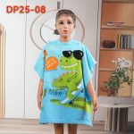 Ponczo dla dzieci na kąpielowy  Z mikrofibra  Rozmiar : 65/120cm_Paczka : 12szt 8654765