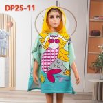 Ponczo dla dzieci na kąpielowy Z mikrofibra Rozmiar : 65/120cm_Paczka : 12szt 8654768