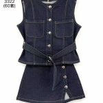 Komplety Jeansowe Damskie _ size s-xl_ paczka 10 szt_ 1887750