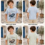 Bluzka DZIECIĘCA size 4-12 lat_ paczka 10szt _mix kolor 6403357